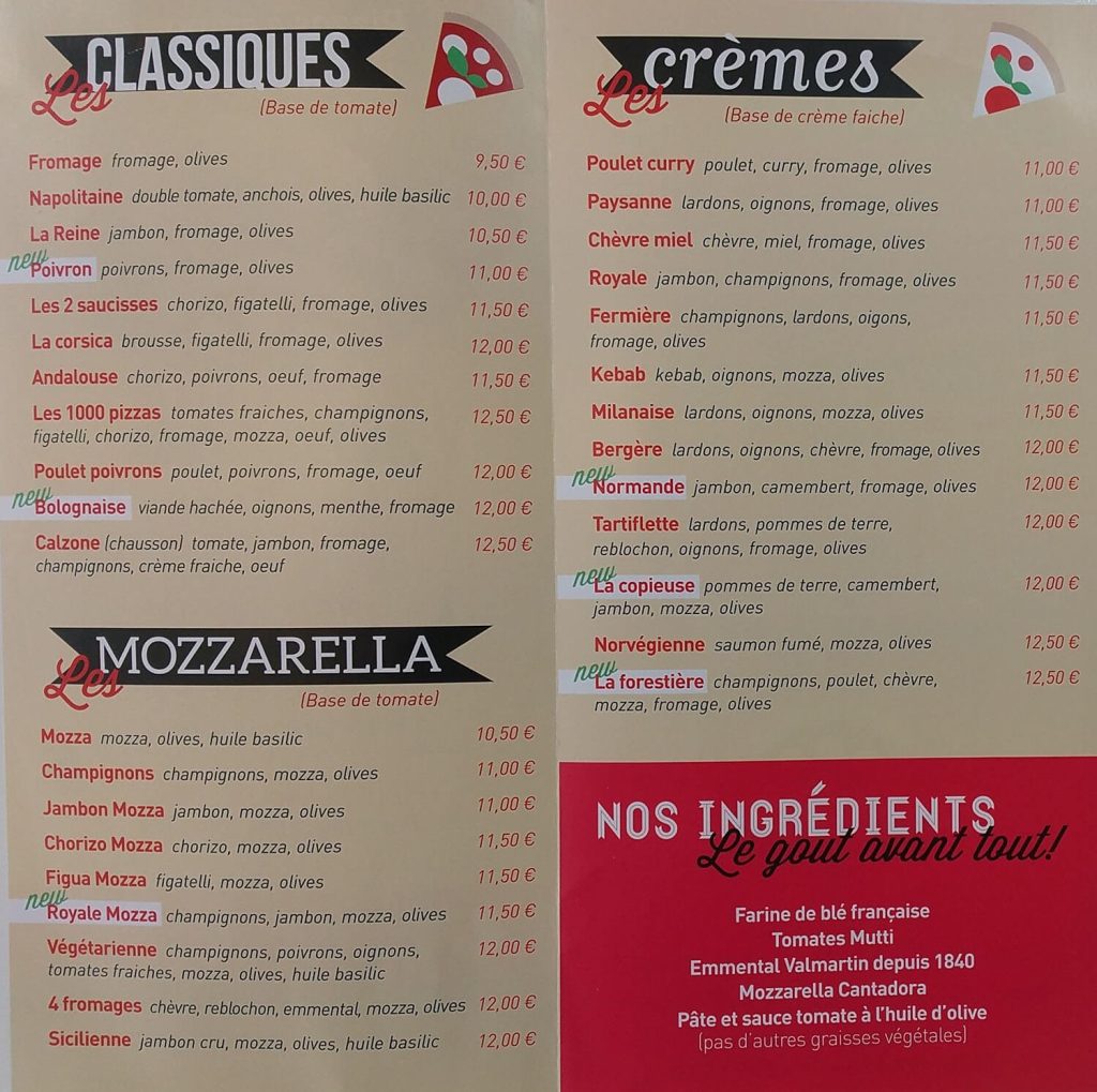 Exemple d’un flyer-dépliant 2 volets, 120g