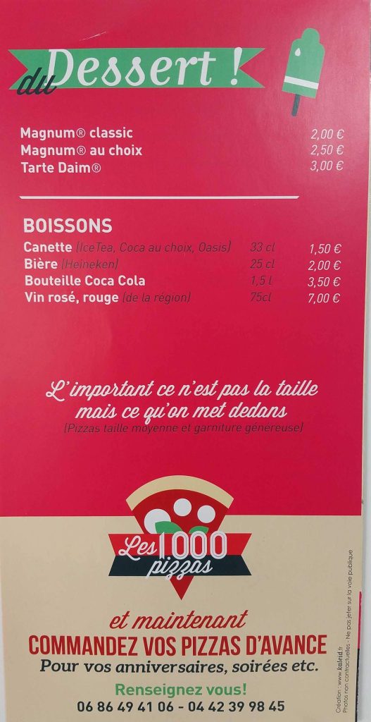 Exemple d’un flyer-dépliant 2 volets, 120g